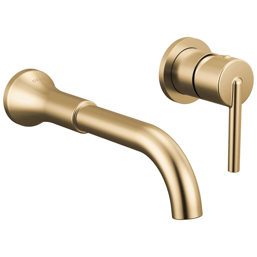 Trinsic 1.2 GPM Wall Mounted Bathroom Faucet - Less Drain Assembly and Rough-In Valve