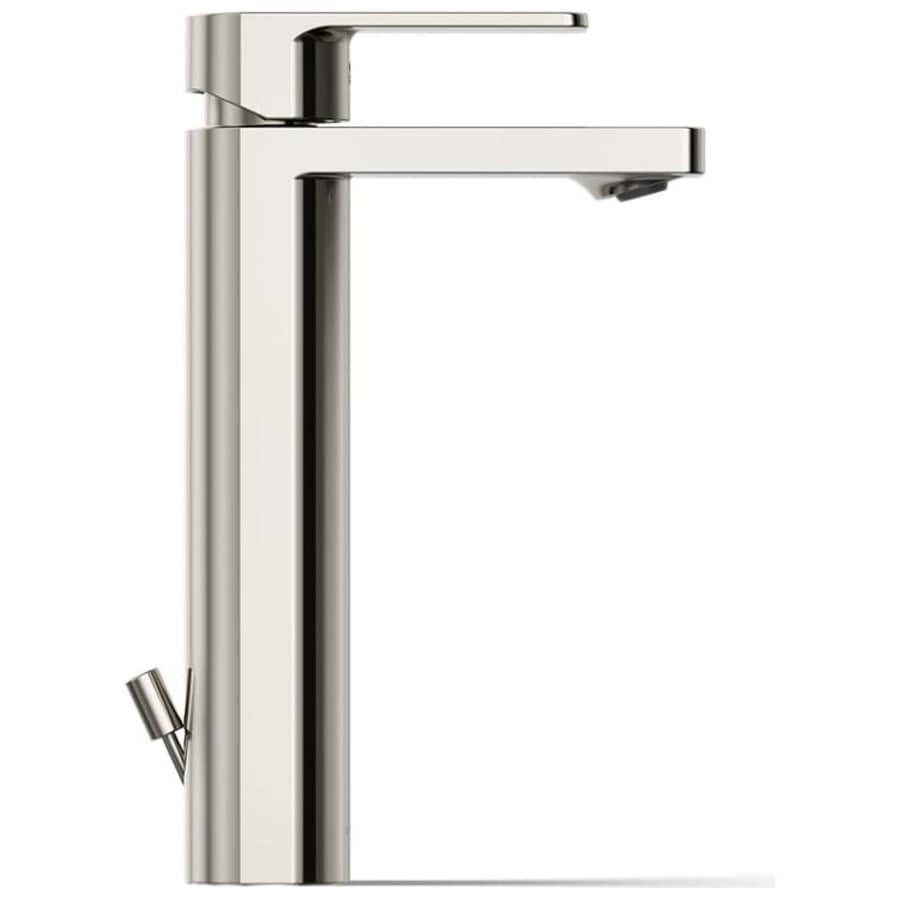 Parallel 0.5 GPM Single Hole Bathroom Faucet with Pop-Up Drain Assembly