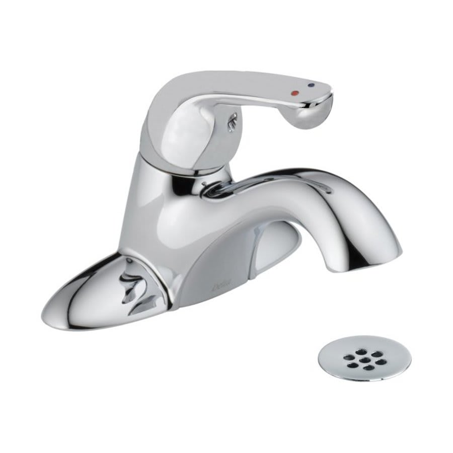 HDF® Centerset Lavatory Faucet, ADA, 1 Handle, 2-Hole, 0.35 gpm, Chrome