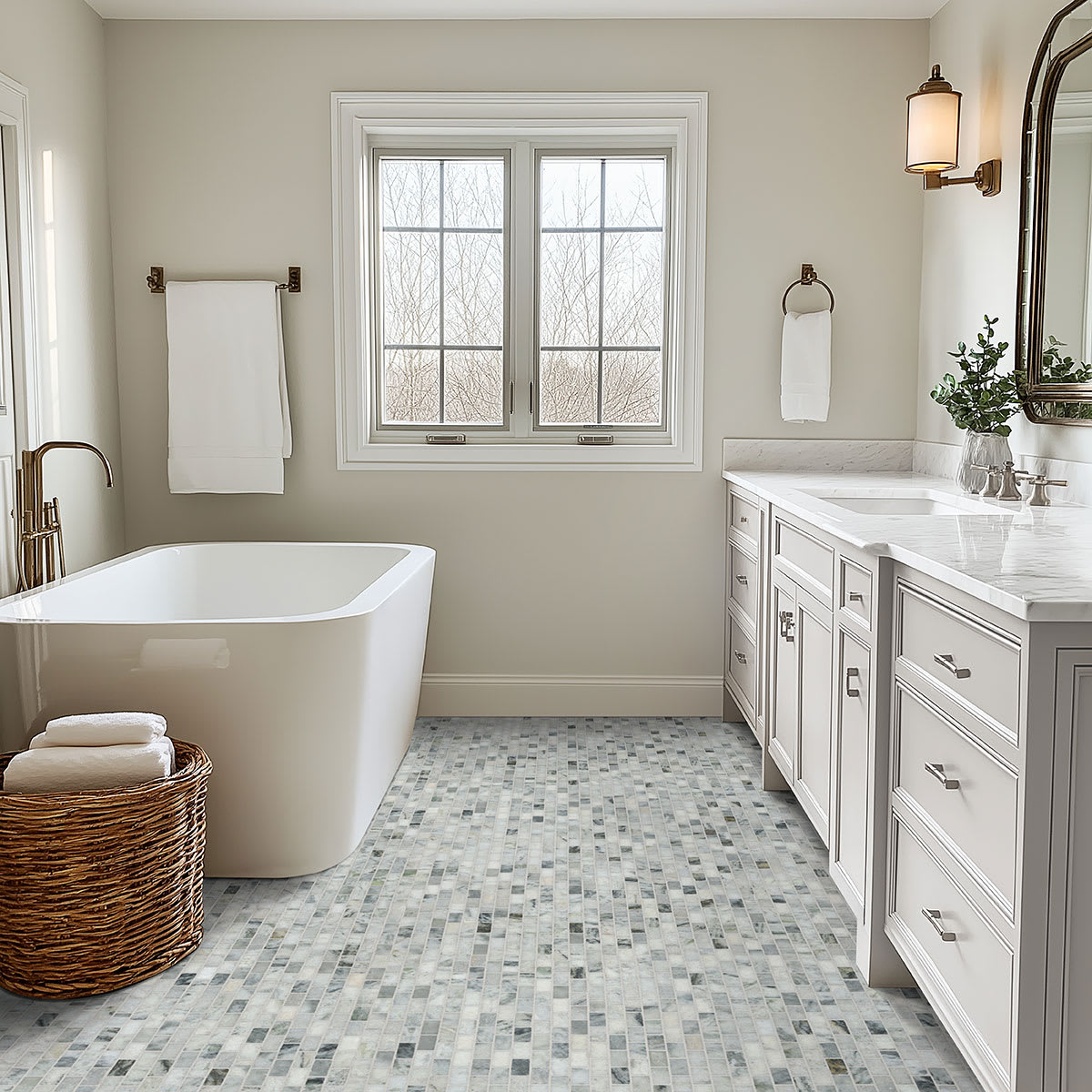 Carrara Classique Brick Honed