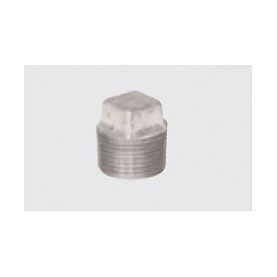Square Head Plug, 3/4 in, MNPT, 150 lb, Malleable Iron, Galvanized