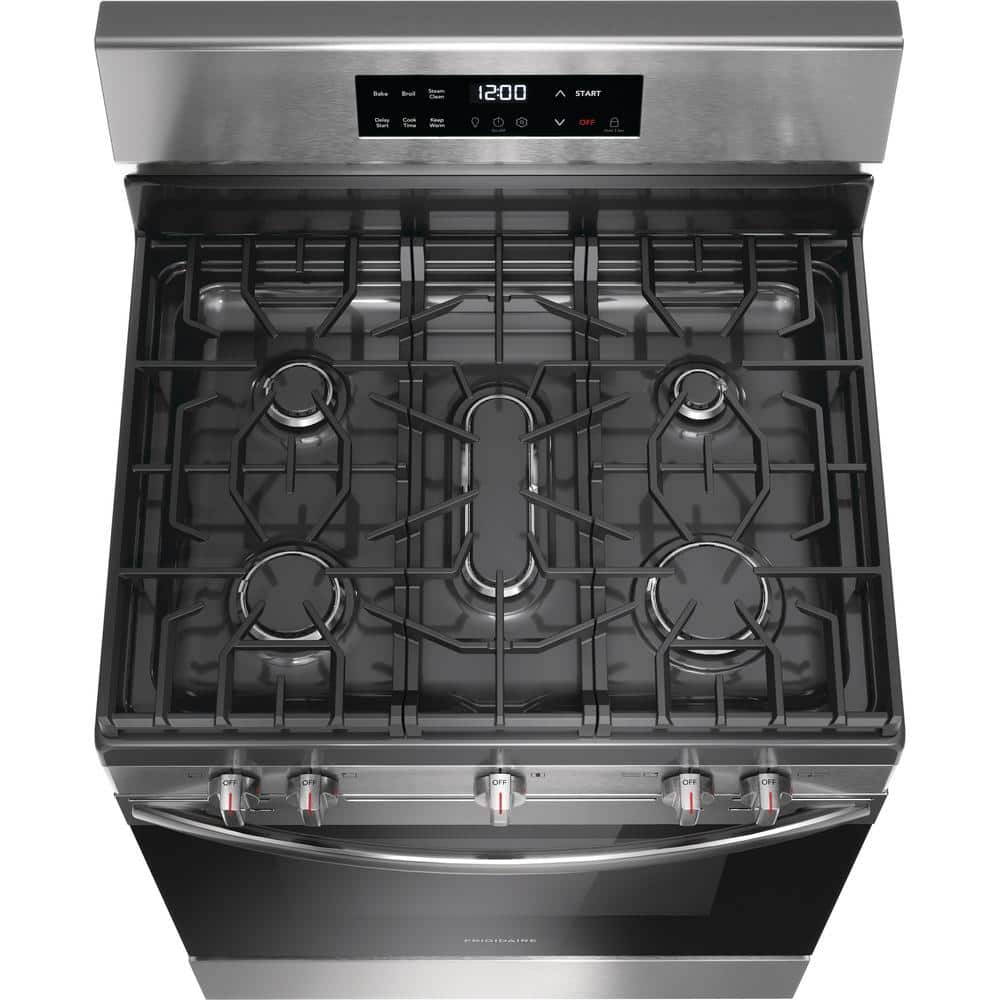 Frigidaire 30" Gas Range With Steam Clean