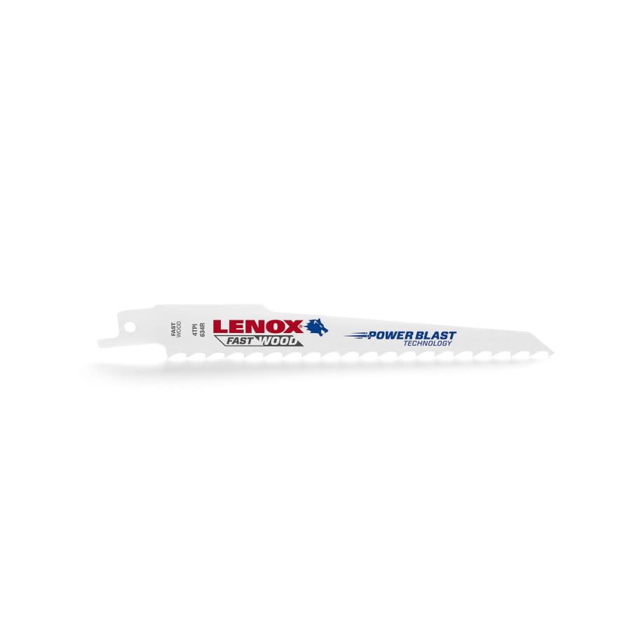 METALWOLF™ WAVE EDGE™ Wood Reciprocating Saw Blade, 6 in L, 4 tpi, 0.05 in THK, 5-Pack