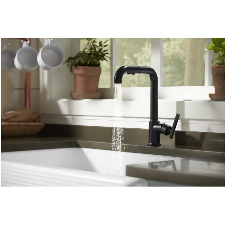 Purist 1.5 GPM Single Hole Pull Out Kitchen Faucet