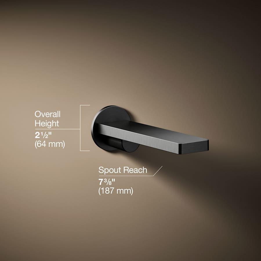 Composed 7-3/8" Tub Spout