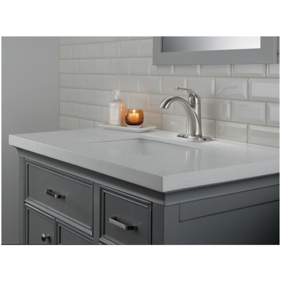 Lahara Single Hole Bathroom Faucet with Optional Base Plate - Includes Lifetime Warranty