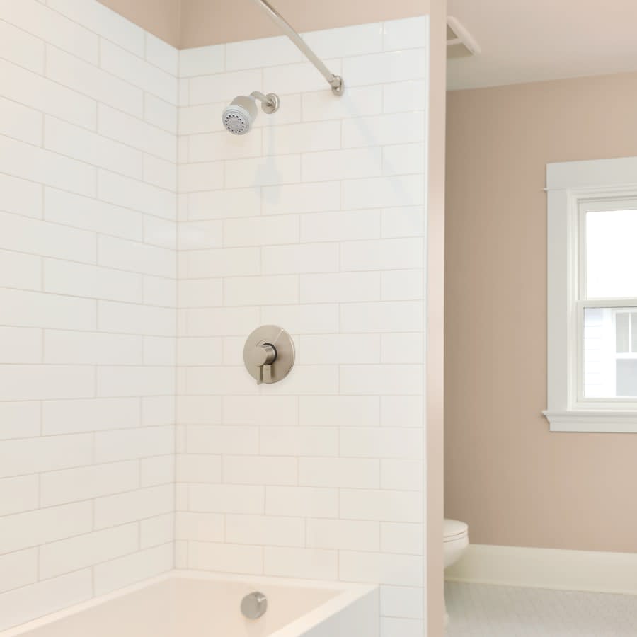 Clubmaster Shower Only Trim Package with 2.5 GPM Multi Function Shower Head - Includes Rough In