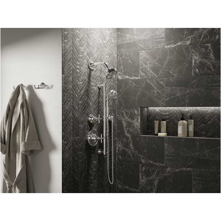 Purist Shower Only Trim Package with 1.75 GPM Single Function Shower Head with MasterClean and Rite-Temp Technologies