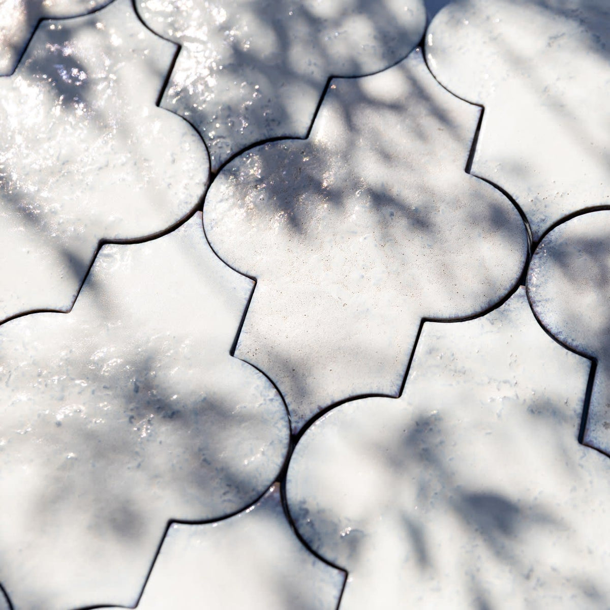 Lantern 3" x 8" Glossy Porcelain Tile in Cobalt