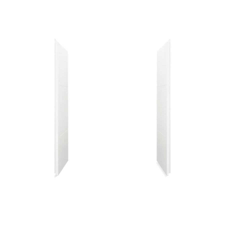 Accord® 2-Piece End Wall Set, 77 x 36 in, White