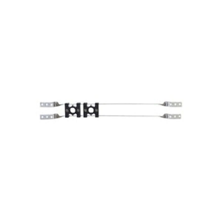 StrongArm™ LockBlock™ Bracket With (2) 1/2 in, Standard LockBlock, 1/2 in Hole, 25 lb, Steel, Galvanized
