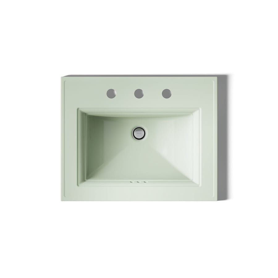 Memoirs Stately 17" Drop In Bathroom Sink with 3 Holes Drilled and Overflow