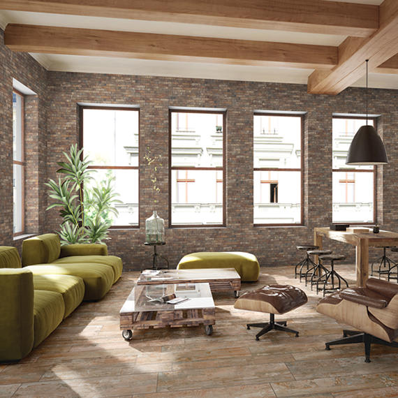 Brickwork Terrace Rectangle, Distressed 4X8 Matte