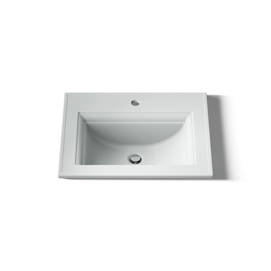 Memoirs Stately 17" Drop In Bathroom Sink with 1 Hole Drilled and Overflow