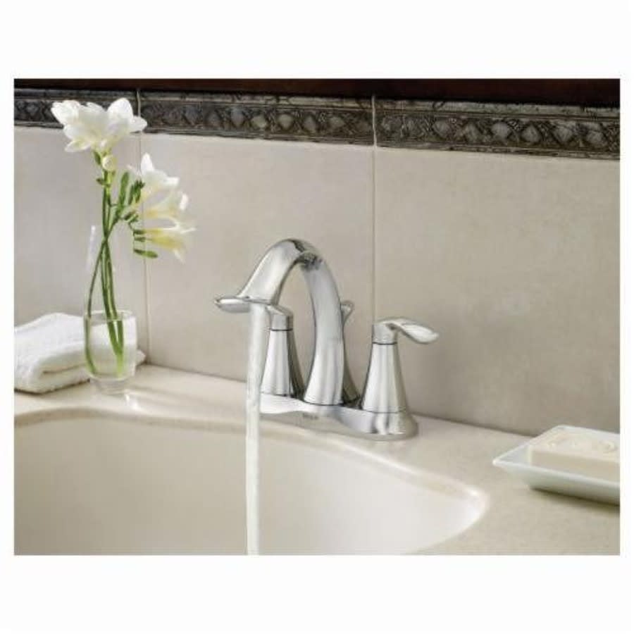 Eva™ Centerset Lavatory Faucet, ADA, 2 Handle, 2-Hole, 1.2 gpm, Polished Chrome