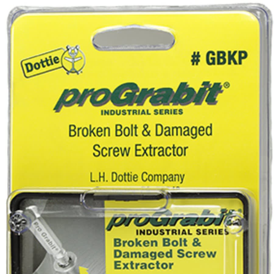 ProGrabit® 6352 Replacement Bit Screw Removal Kit, 3 Pieces, Steel