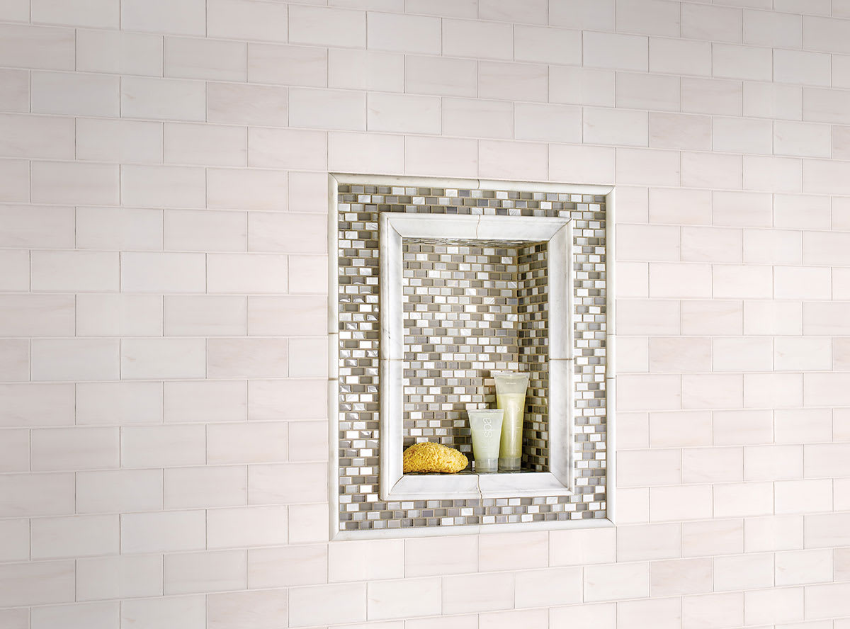 Bianco Dolomite Polished Subway Tile