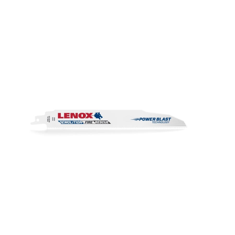 Demolition Reciprocating Saw Blade, 9 in L, 10 tpi, 0.062 in THK, 2-Pack