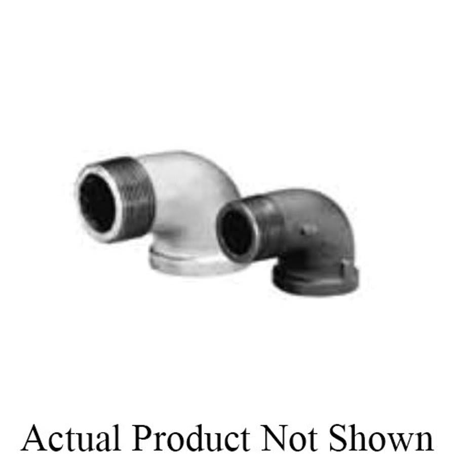 90 deg Street Elbow, 3 in, MNPT x FNPT, 150 lb, Malleable Iron, Galvanized