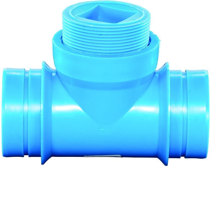 Blueline™ Acid Waste Cleanout Tee, 1-1/2 in, Polypropylene