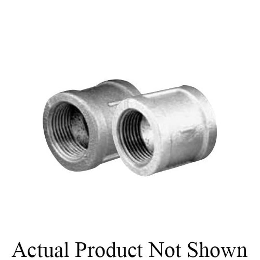 Coupling, 3 in, FNPT, 150 lb, Malleable Iron, Black