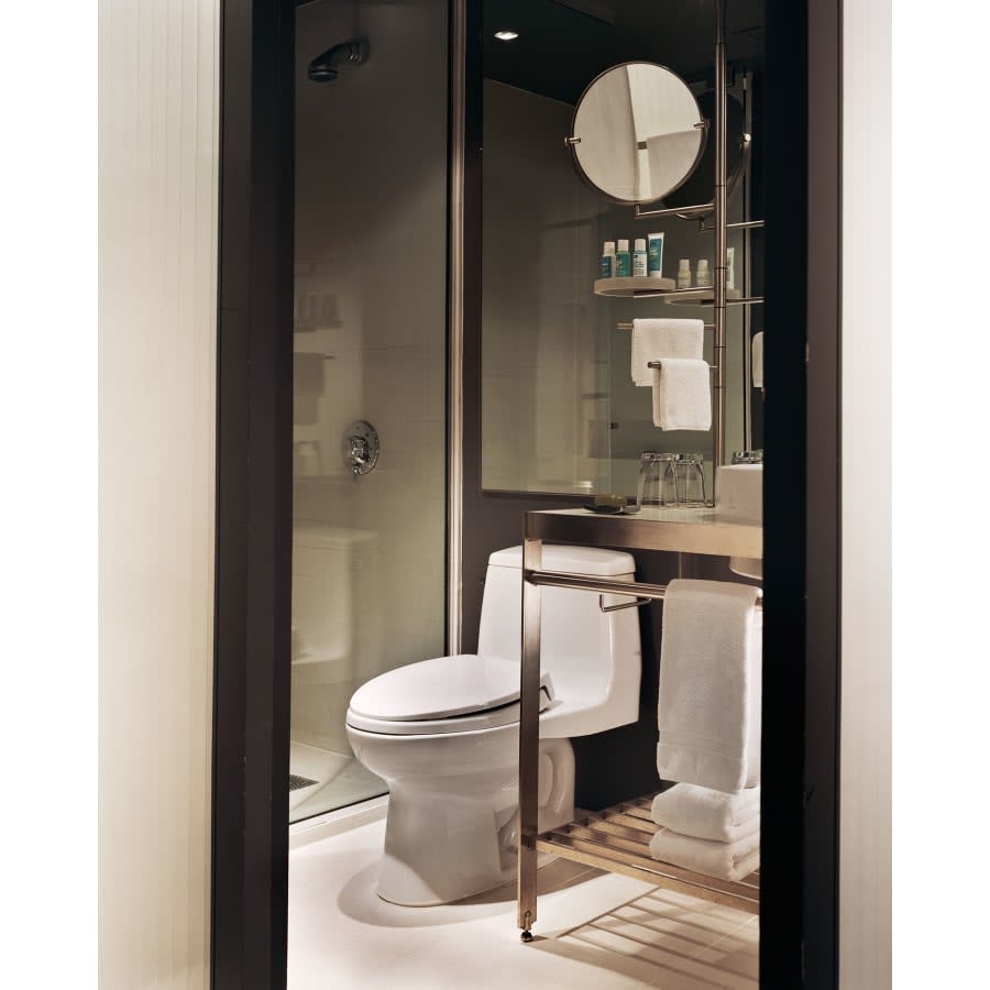 Eco UltraMax One Piece Elongated 1.28 GPF ADA Toilet with E-Max Flush System - SoftClose Seat Included