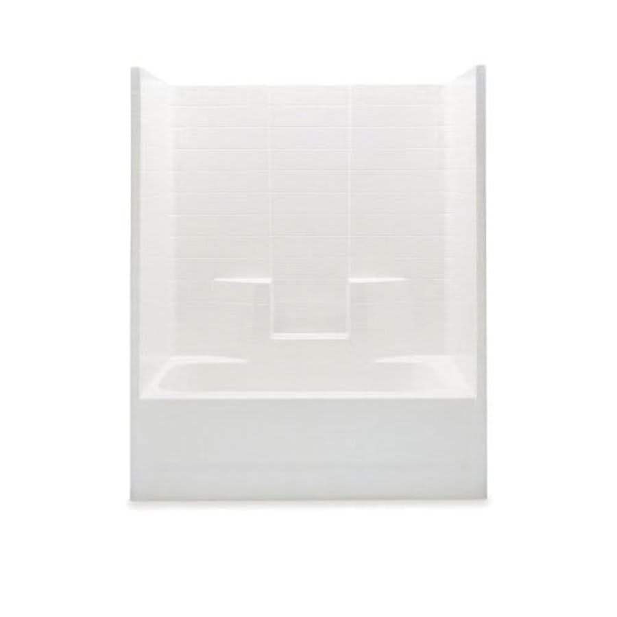 Everyday 1-Piece Tub & Shower, 72 x 60 in, Right Hand Drain, White
