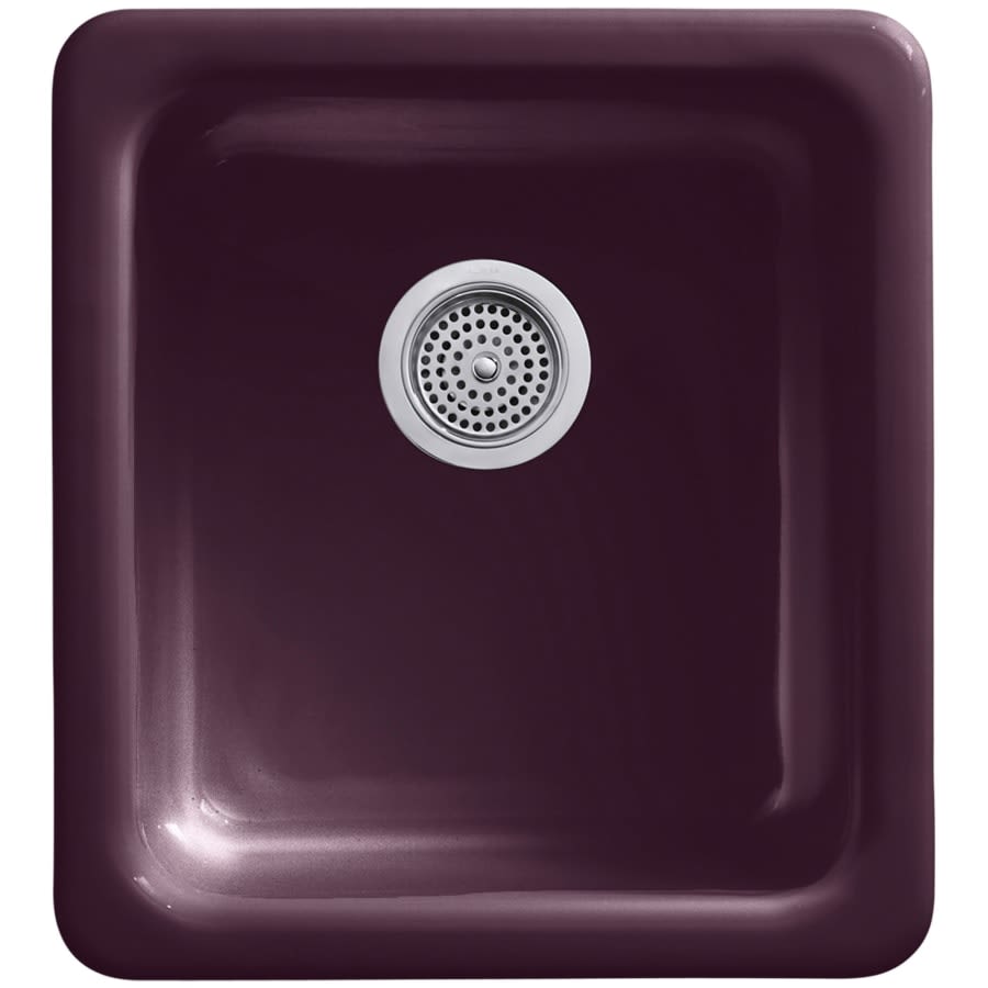 Iron/Tones 17" Undermount Single Basin Enameled Cast Iron Bar Sink
