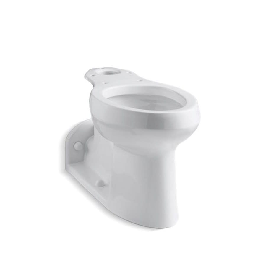 Barrington™ Toilet Bowl, Floor Mount, 12 in Rough, Elongated, White