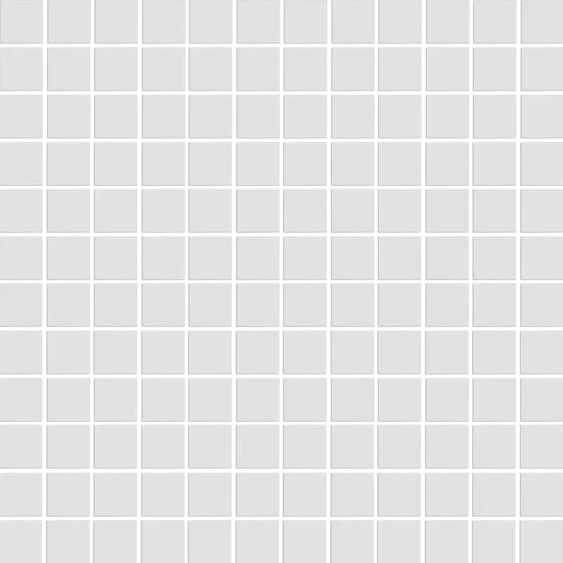 MG WHITE 1X1 SQUARES 12X12 MOSAIC