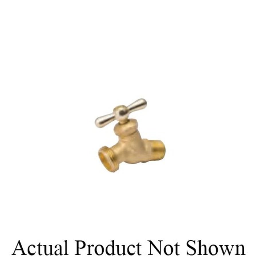 Hose Bibb, 1/2 in Inlet, FNPT, Rough Brass