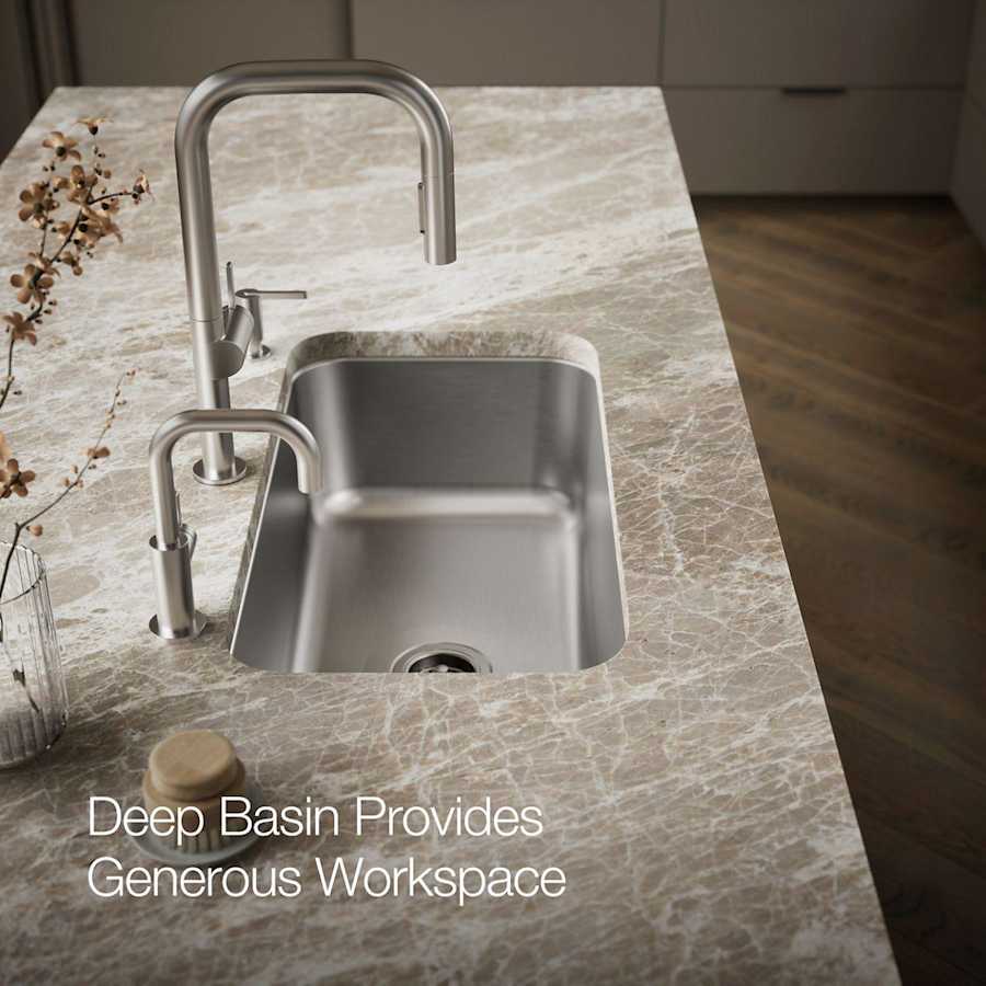 Undertone 31-1/4" Undermount Single Basin Kitchen Sink with SilentShield⢠Technology