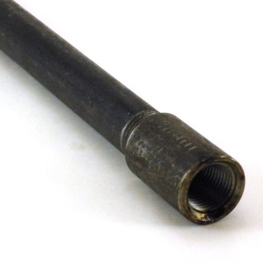 Steel Pipe, 3 in, 10.5 ft L, Black, MNPT, SCH 10, Domestic