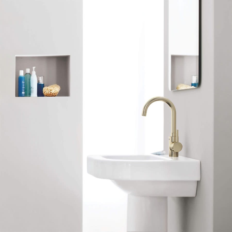 Concetto™ Single Hole Lavatory Faucet, 1 Handle, 1-Hole, 1.2 gpm, Brushed Nickel