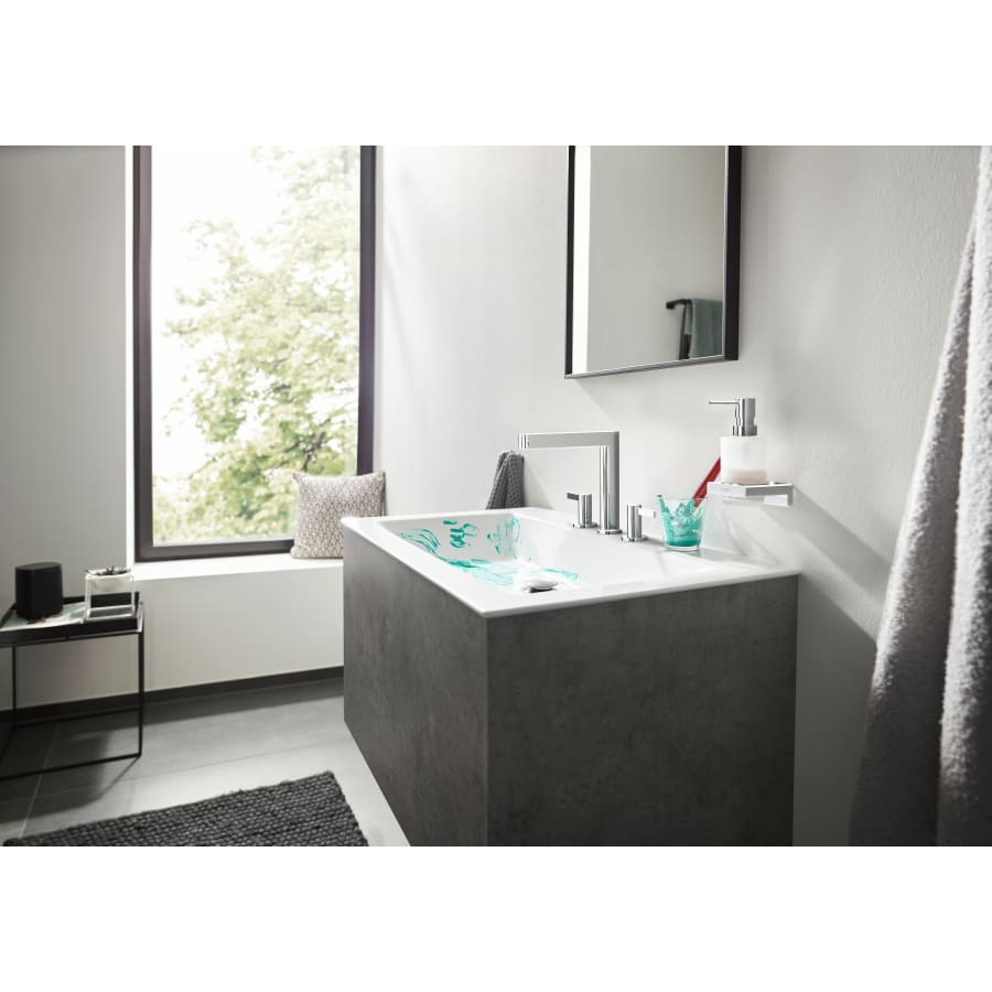 Finoris 1.2 GPM Widespread Bathroom Faucet Less Pop-Up Drain Assembly
