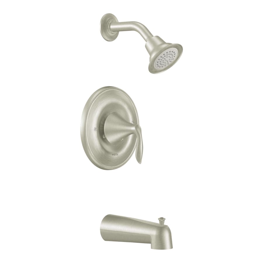 Single Handle Posi-Temp Pressure Balanced Tub and Shower Trim with Eco Performance Shower Head from the Eva Collection (Less Valve)