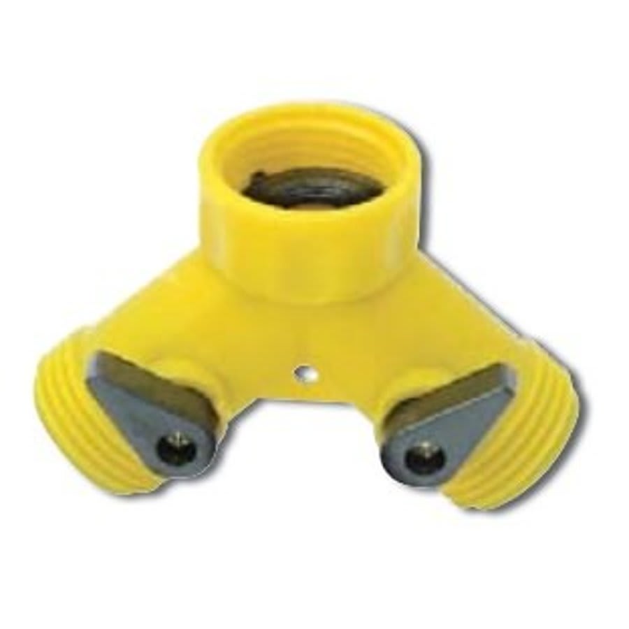 3/4 Plastic Hose Wye with Shut Off