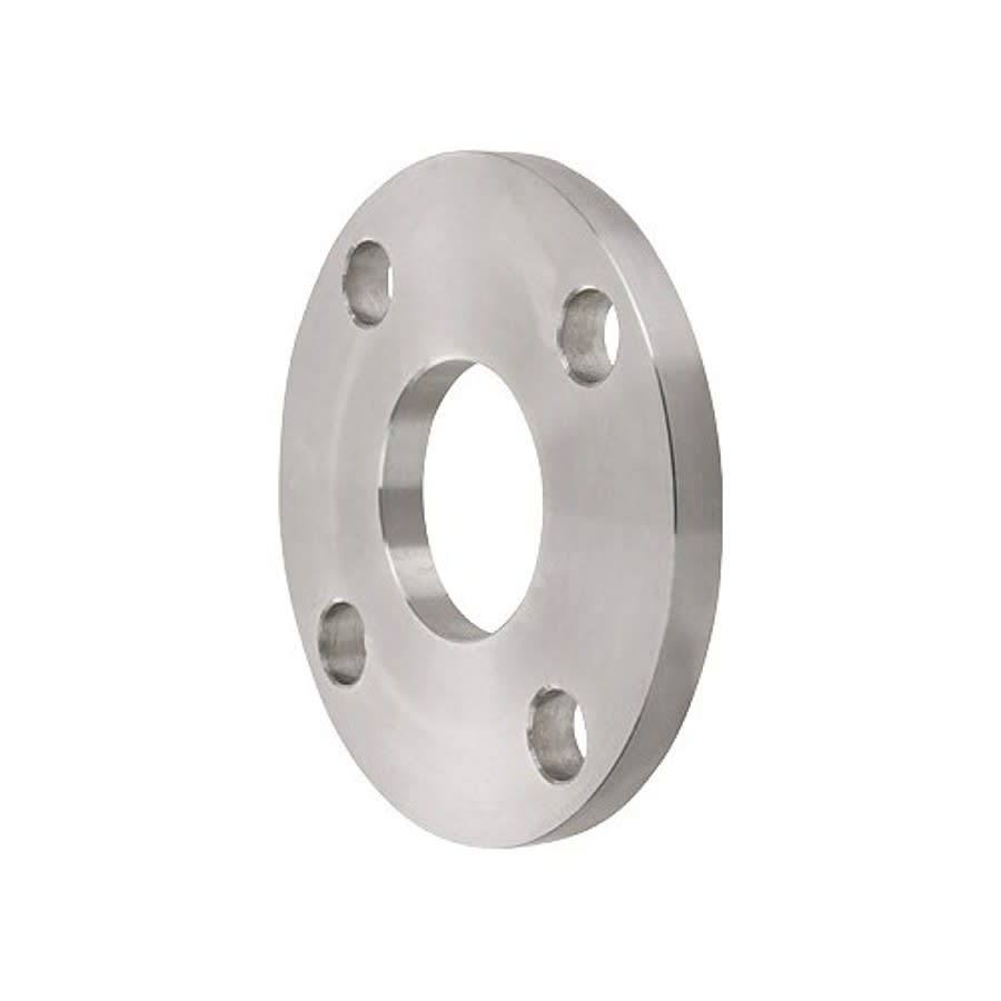 Flat Face Flange, 1-1/2 in, Slip On, 150 lb, 5 in OD, 5/8 in Bolt Hole Size, 304/304L Stainless Steel