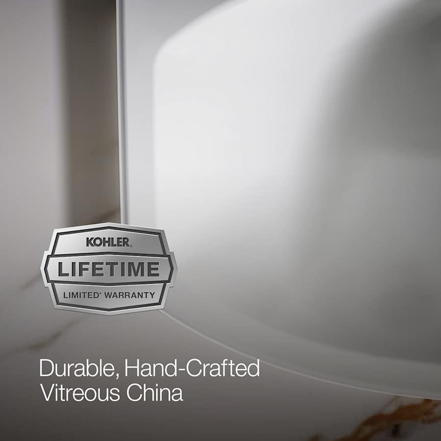Cimarron 20-3/8" Drop In Bathroom Sink with 1 Hole Drilled and Overflow