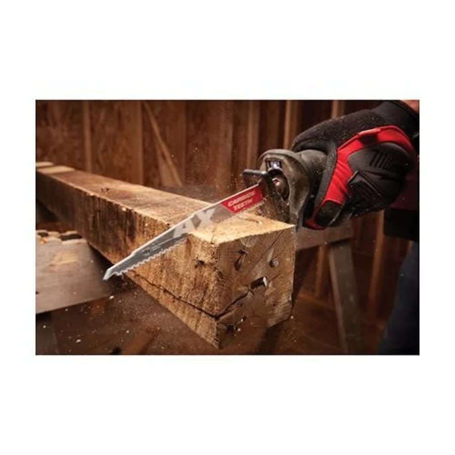 SAWZALL® The AX™ Carbide Tip Reciprocating Saw Blade, 12 in L, 5 tpi, 0.05 in THK