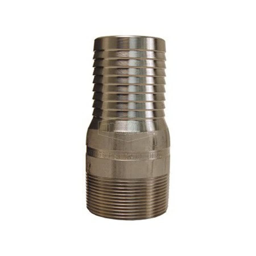 Male Adapter, 1-1/4 in, Hose Barb x MNPT, 316/316L Stainless Steel, Domestic