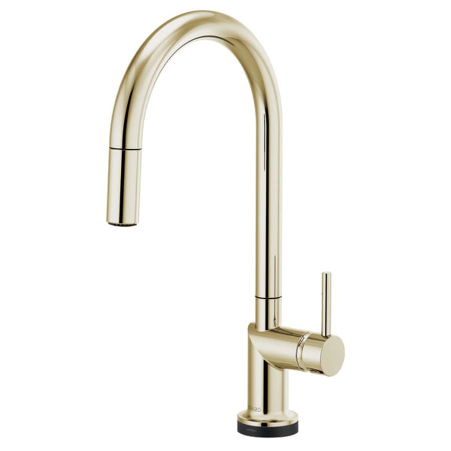 Odin 1.8 GPM Single Hole Pull Down Kitchen Faucet with On/Off Touch Activation and Arc Spout - Less Handle