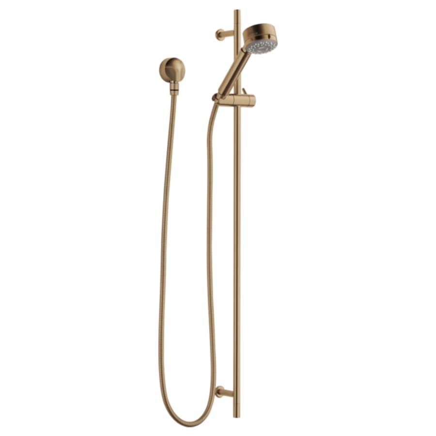 Euro 1.75 GPM Multi-Function Hand Shower Package - Includes Slide Bar, Hose, and Wall Supply