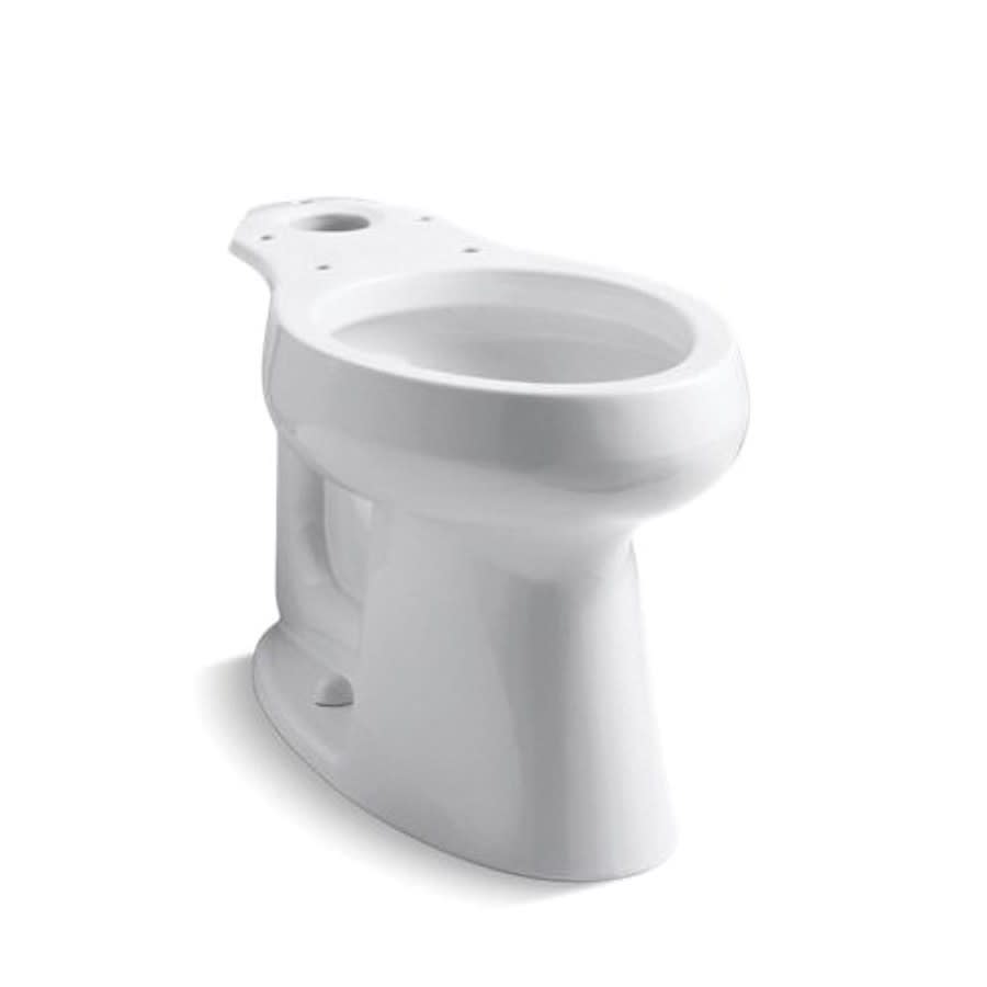 HighLine® Toilet Bowl, Floor Mount, 12 in Rough, Elongated, White