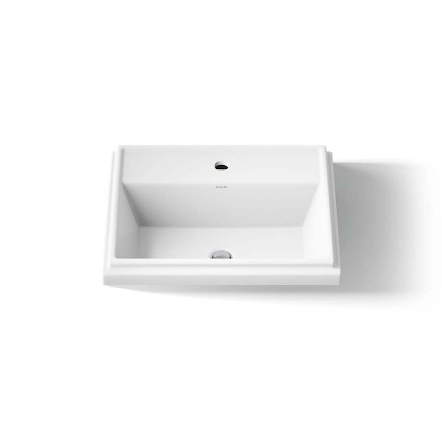 Tresham 20" Drop In Bathroom Sink with 1 Hole Drilled and Overflow