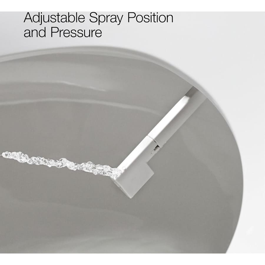 PureWash E525 Elongated Bidet Seat with Continuously Heated Water, Automatically UV Light Self-Cleaning Stainless Steel Wand, Front and Rear Wash Modes, Adjustable Water Temperature and Pressure, Quiet-Close, and Quick-Release Technologies
