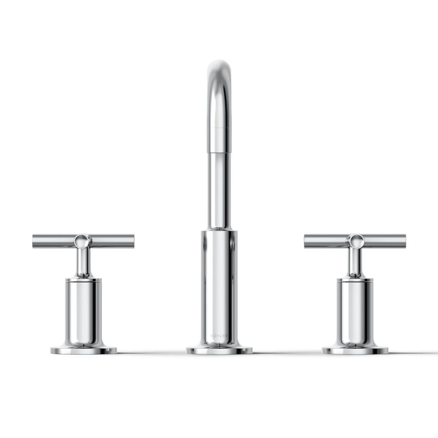 Purist 1.2 GPM Widespread Bathroom Faucet with Pop-Up Drain Assembly