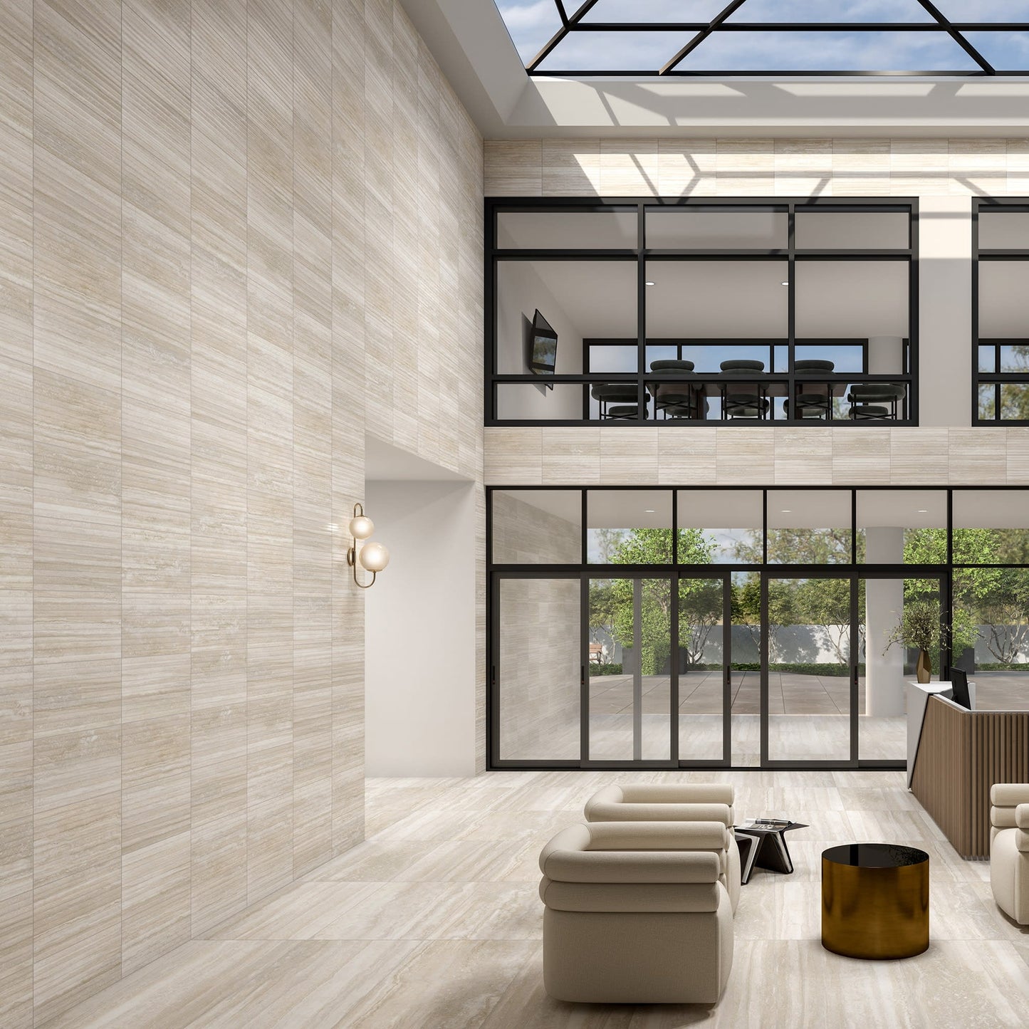 Reservorio Pebblestone Rectangle 6X24 Matte