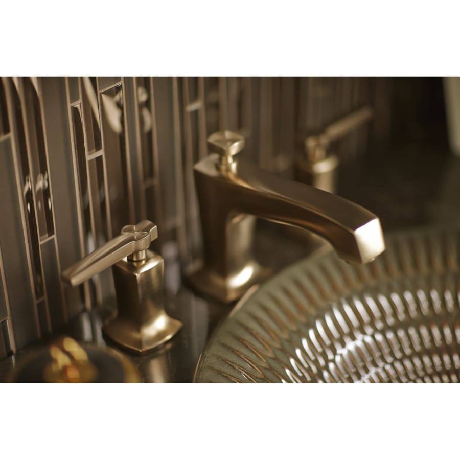 Margaux Widespread Bathroom Faucet with Ultra-Glide Valve Technology - Free Metal Pop-Up Drain Assembly with purchase