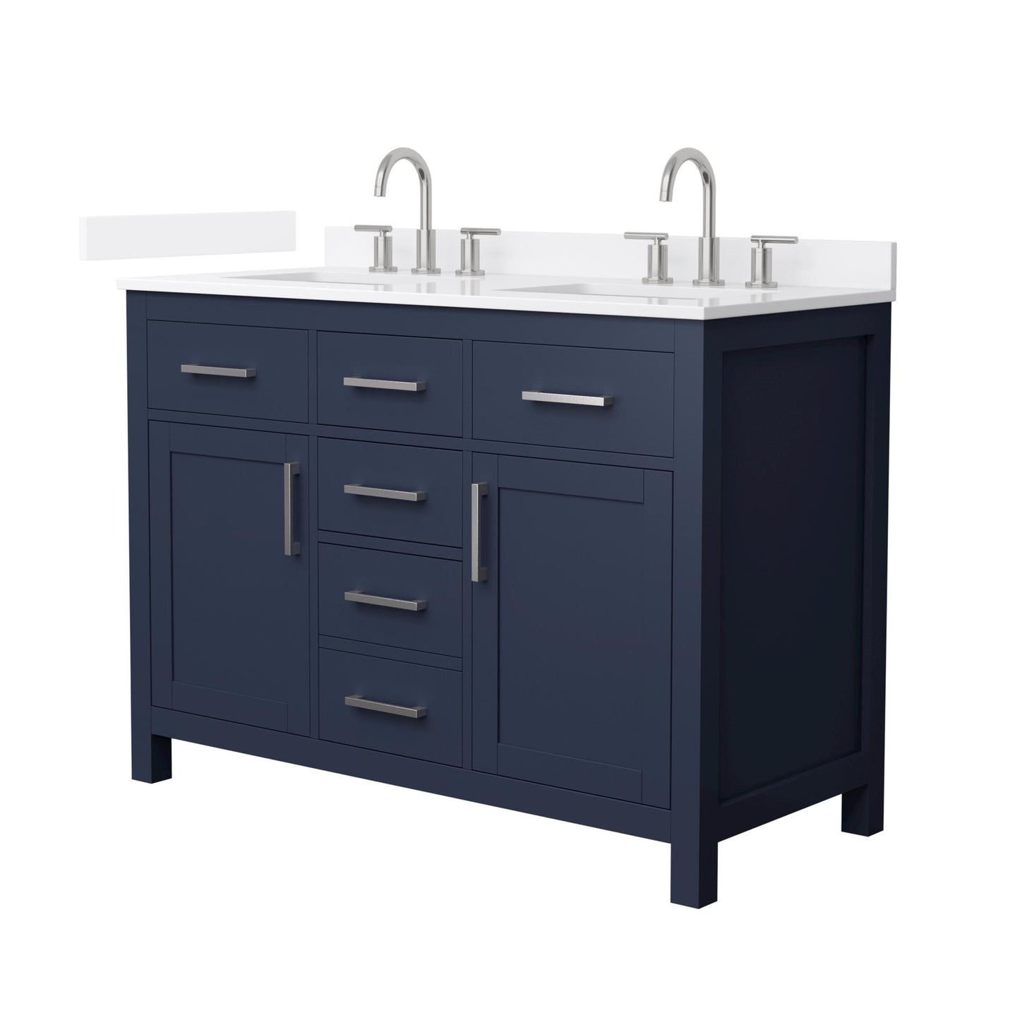 Beckett Double Bathroom Vanity - 48W x 35H x 22D